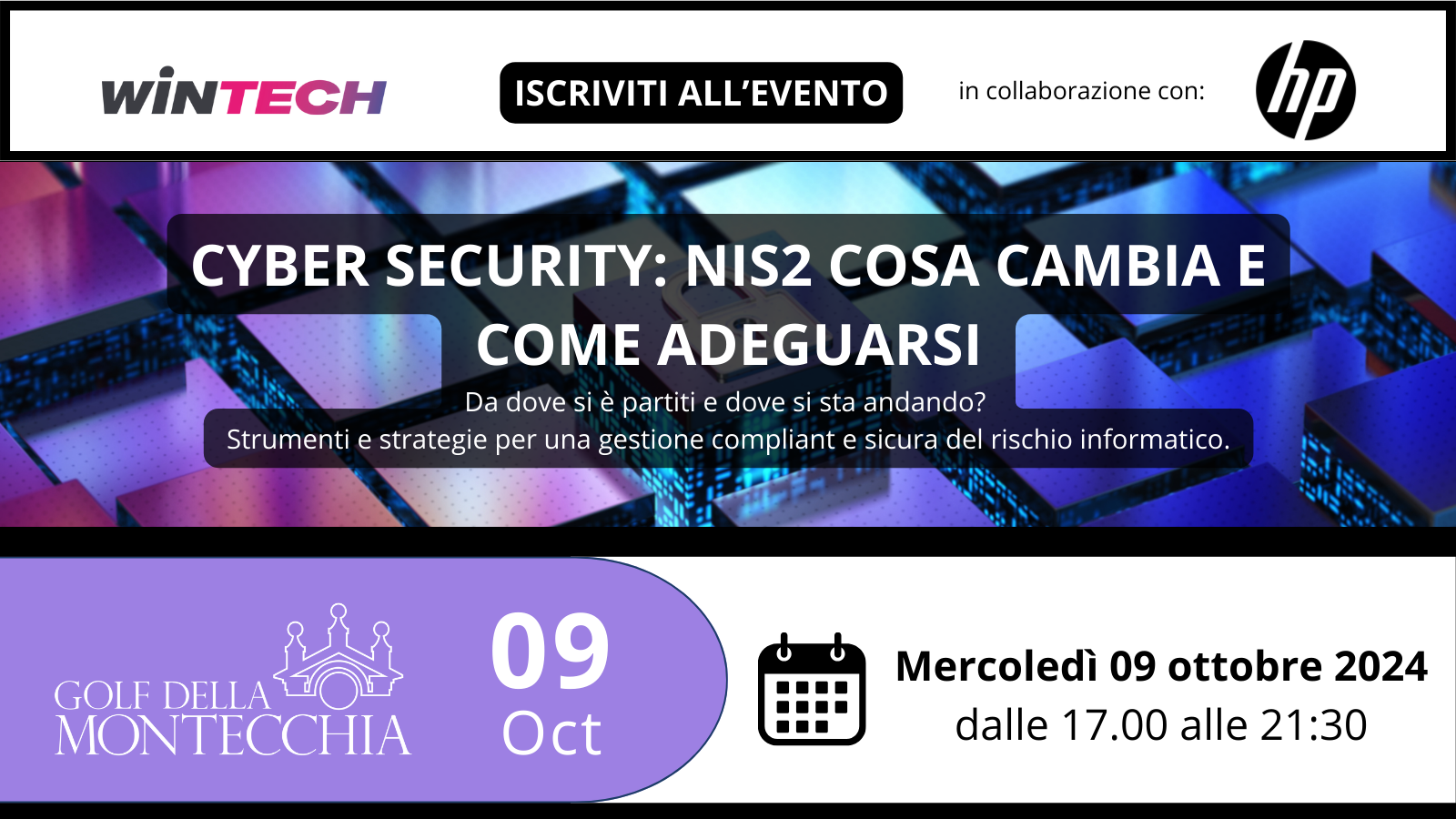 BANNER EVENTI 2024 Banner evento cyber security