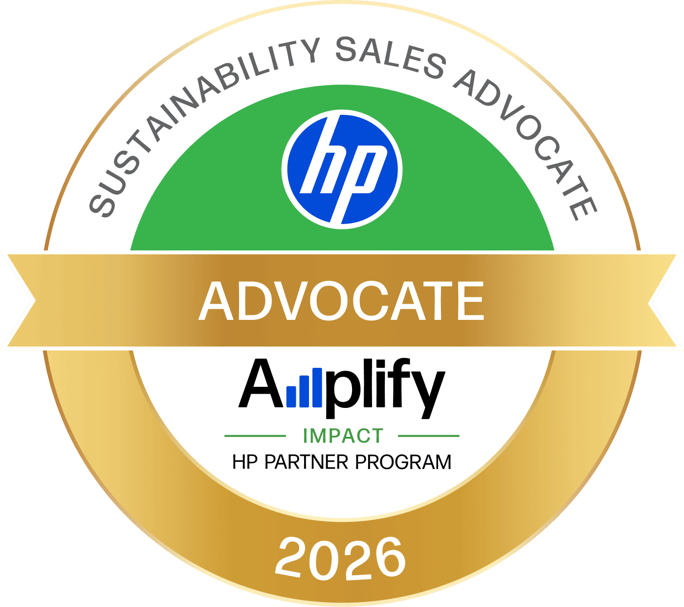 HP amplify Infrastruttura periferica Certificato 2023 Amplify Impact